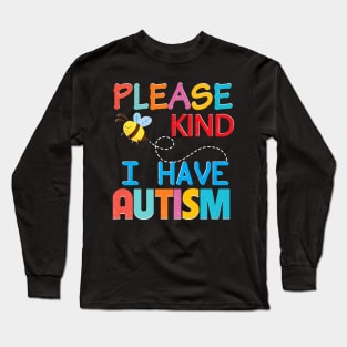 Please Be Kind Honey Bee Long Sleeve T-Shirt